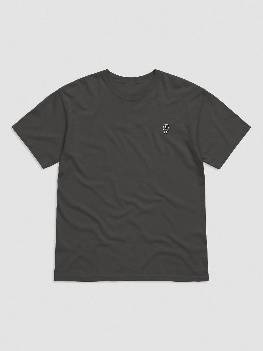 EXCLAIMING MENTALLY (L.C., lined design) embroidered garment dyed tee product image (49)