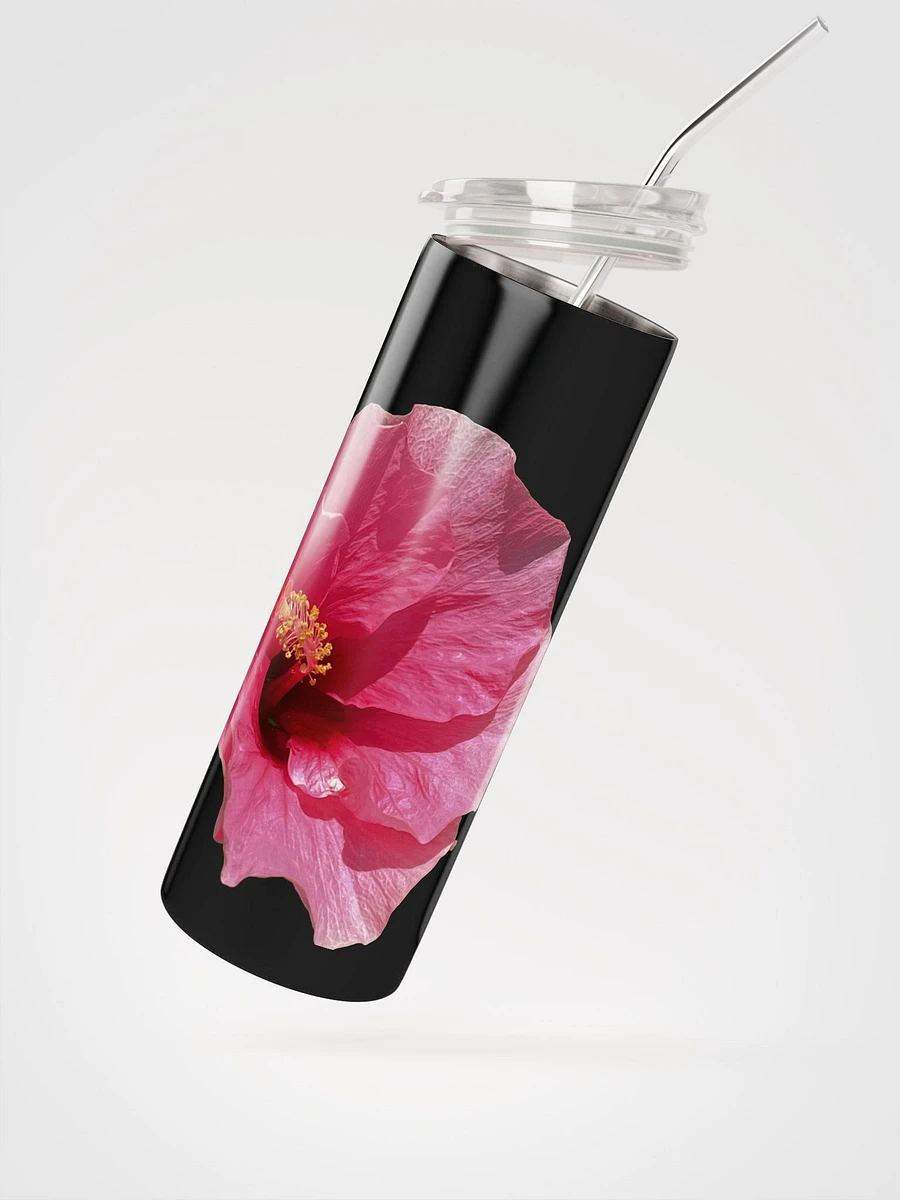 Miniaday Designs Pink Hibiscus Stainless Steel Tumbler product image (2)