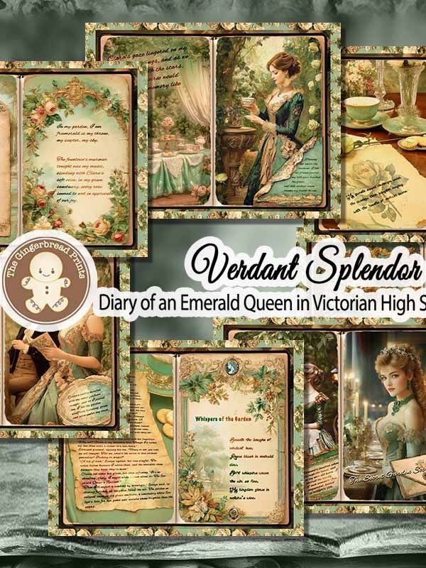 Diary of an Emerald Queen Journal - Verdant Splendor Download product image (5)