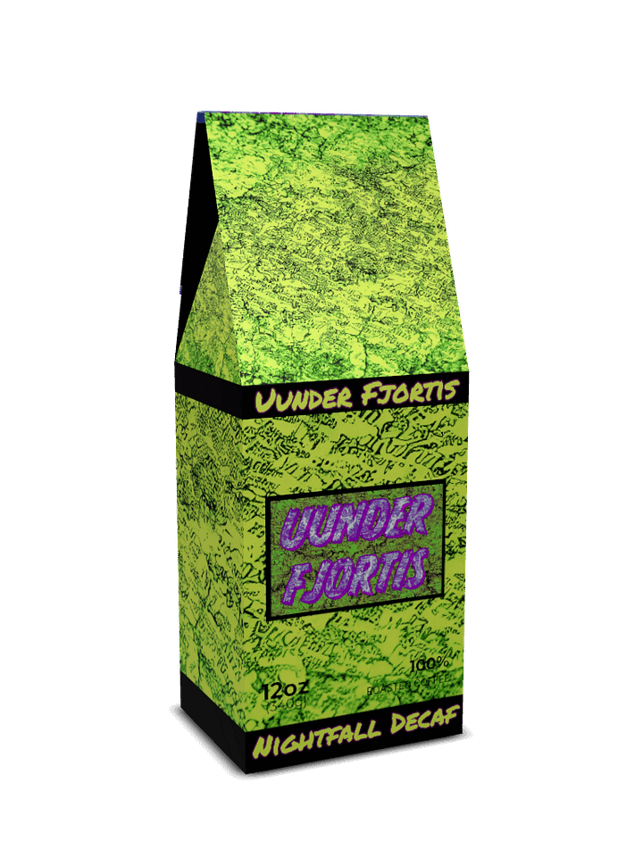 Uunder Fjortis "nightfall decaf" coffee product image (1)