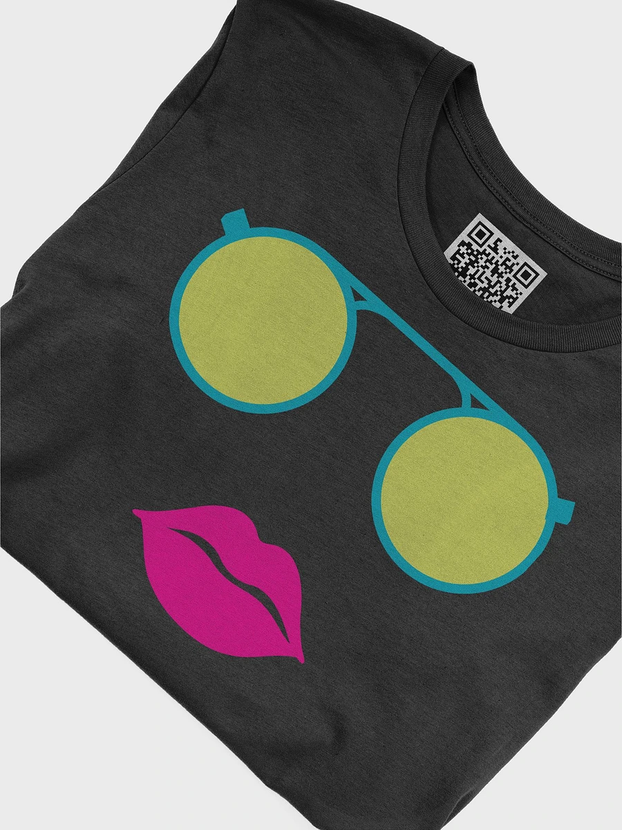 Sunny Outlook Sunglasses and Lips Softly T-Shirt product image (5)