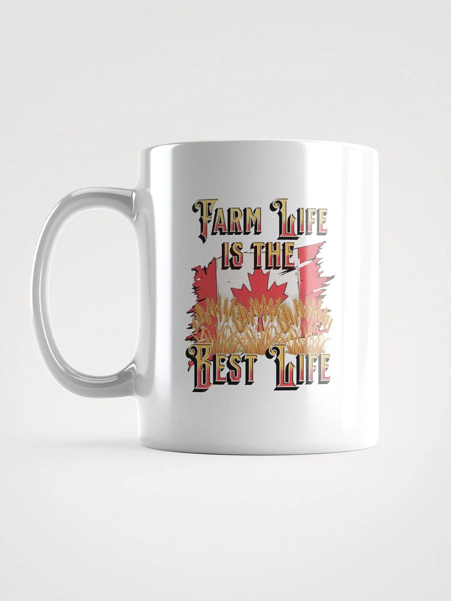 Farm Life Is The Best Life Canada Flag Mug product image (1)