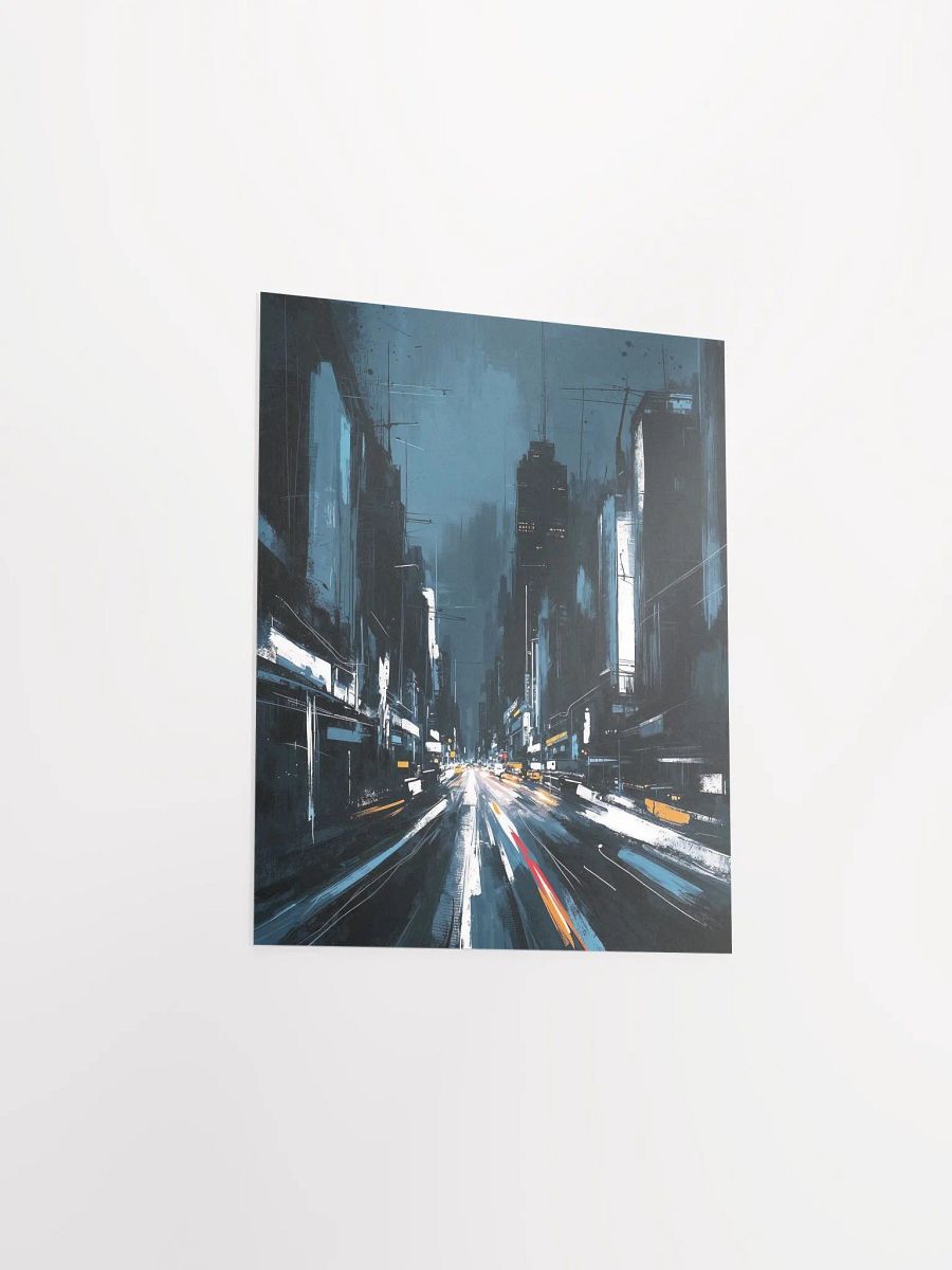 Abstract Cityscape Matte Poster product image (21)