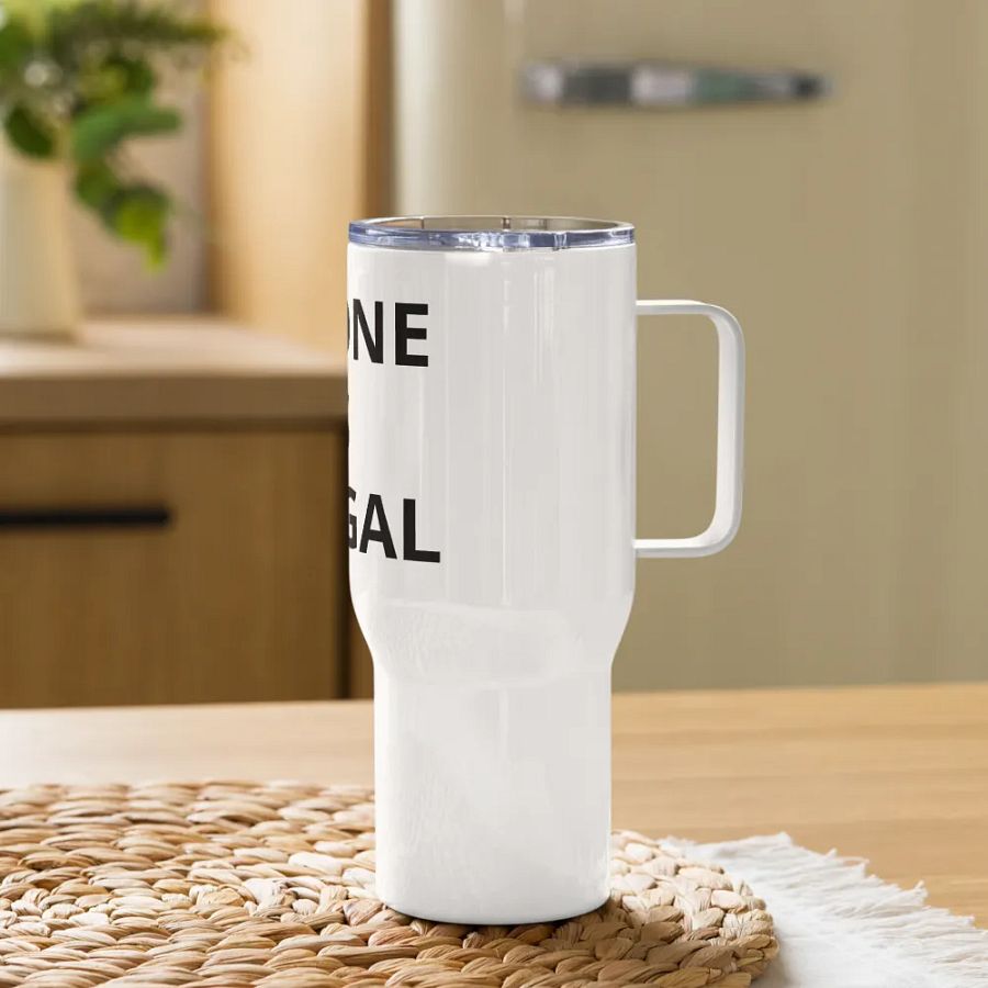 Pris-No One Is Illegal -Travel Mug with a Handle product image (11)