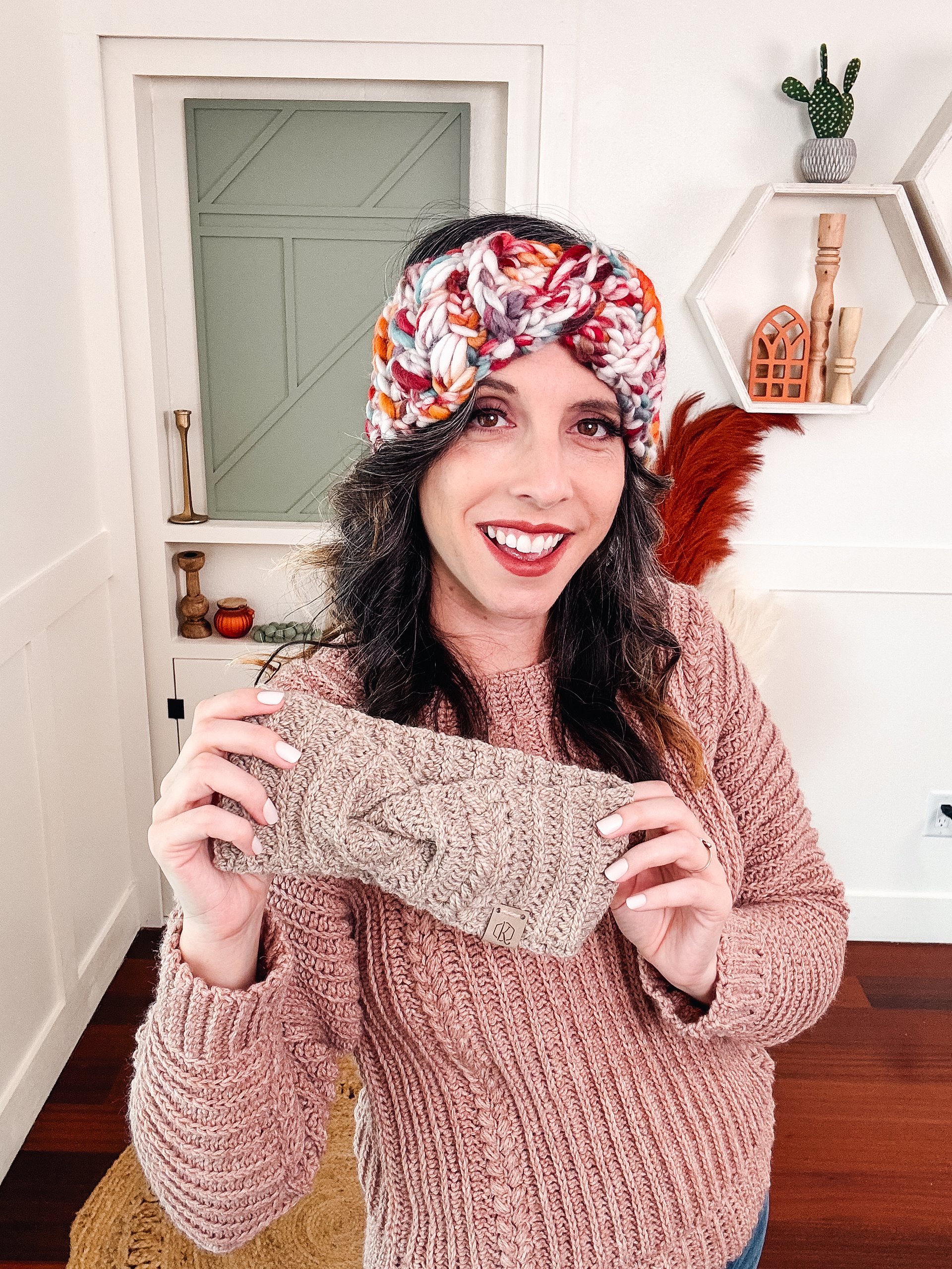 Autumn Wheat Ear Warmer Video Tutorial (8 Sizes) product image (5)