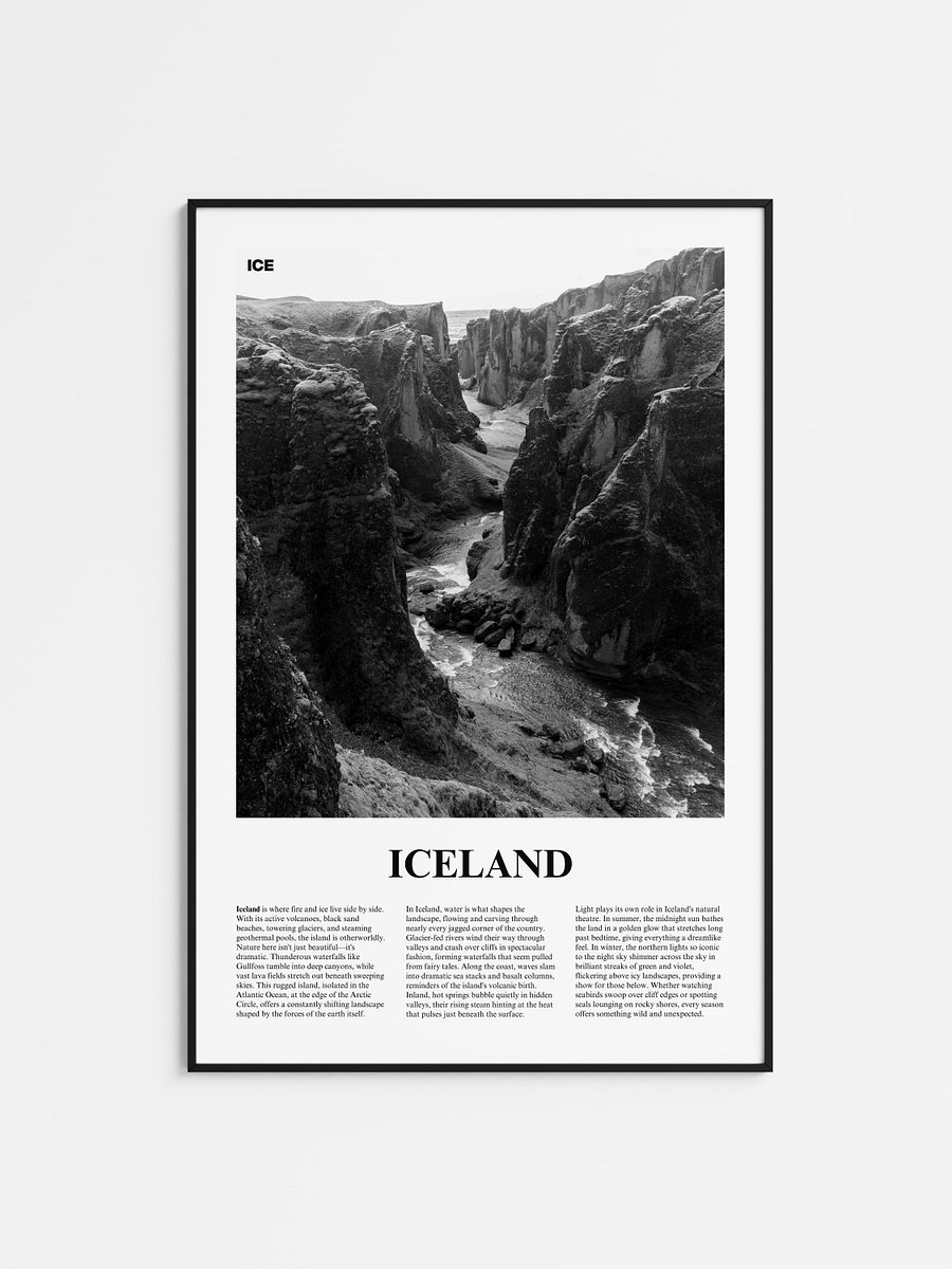 Iceland 02 Newspaper Poster product image (1)