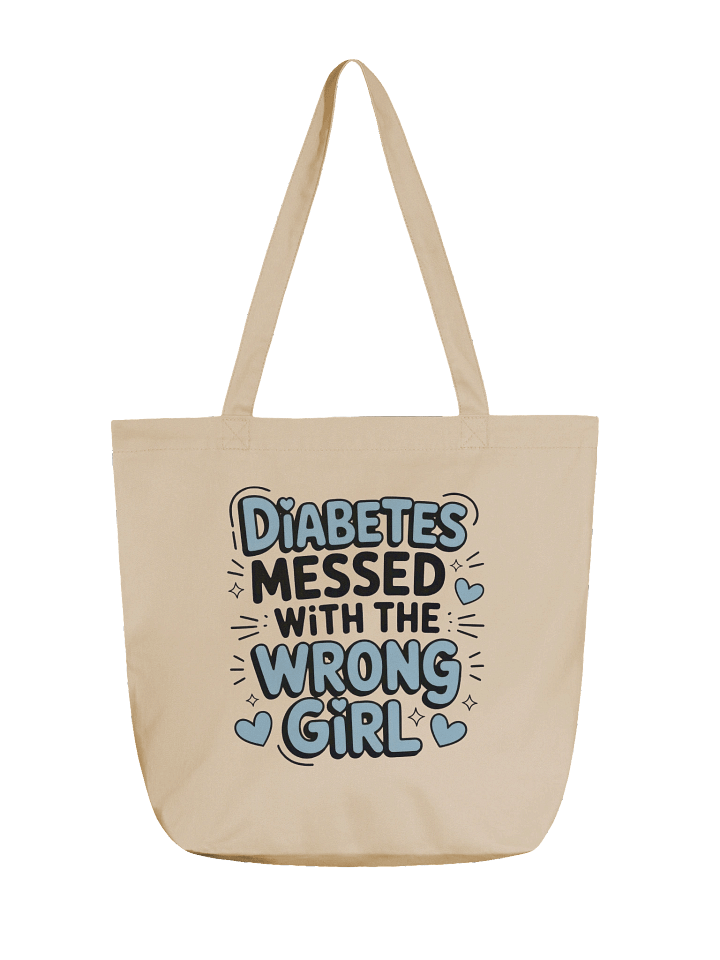 Diabetes Messed With The Wrong Girl Tote Bag product image (1)