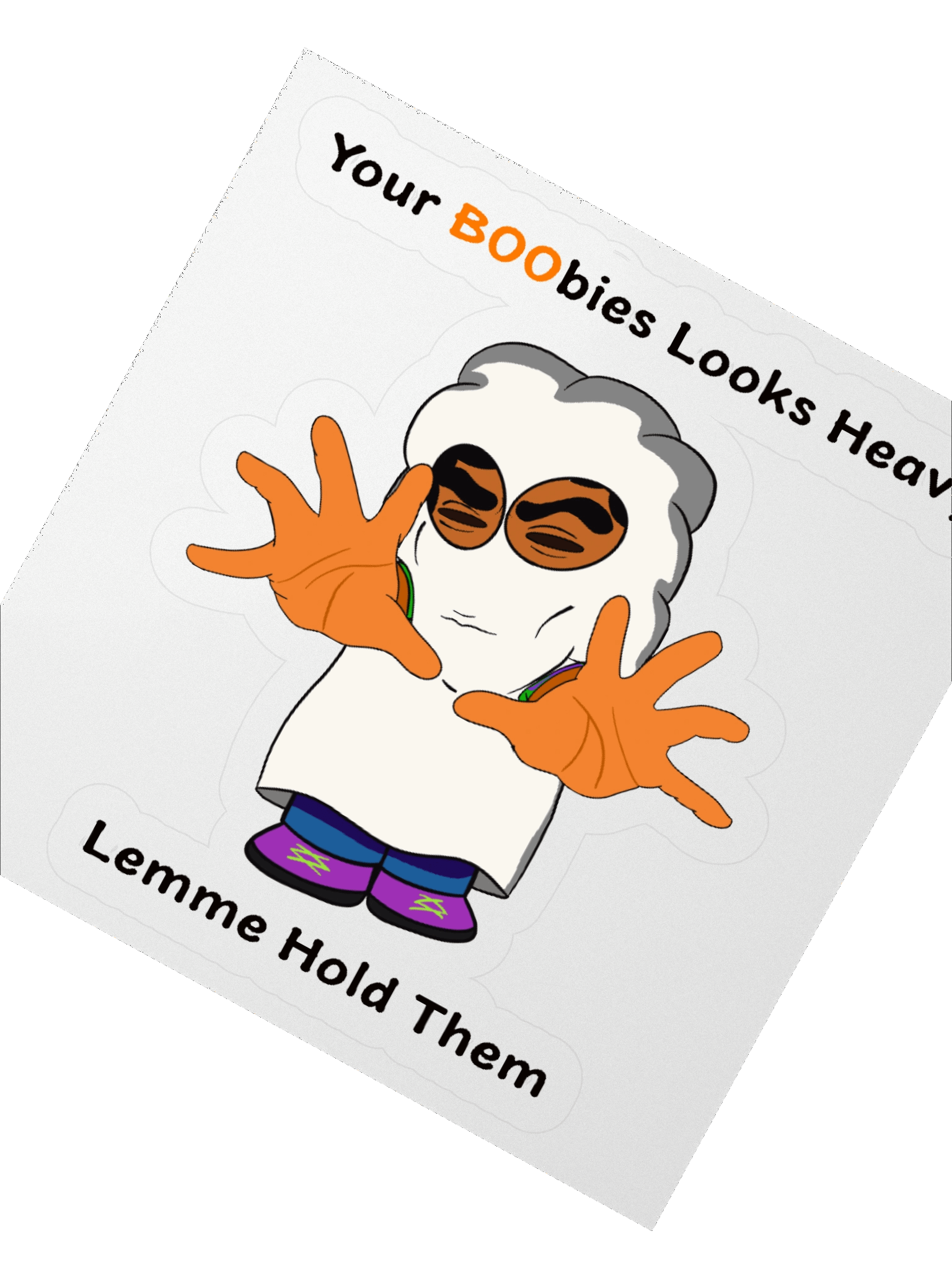 YBLHLHM Spooky Kiss Cut Stickers product image (2)