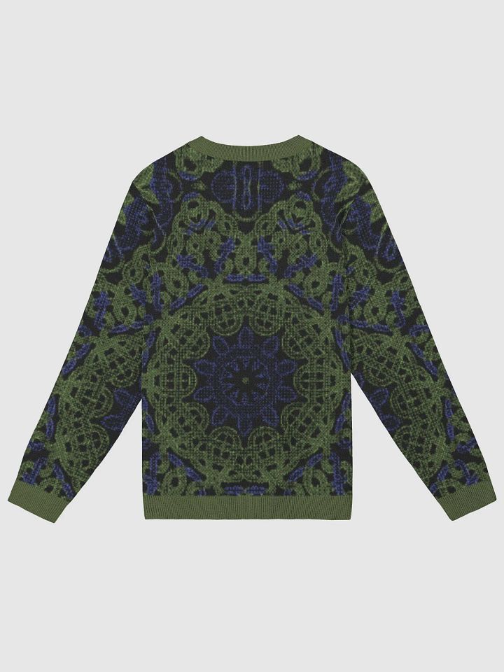 Blue Green Celtic Kaleidoscope Sweater product image (7)