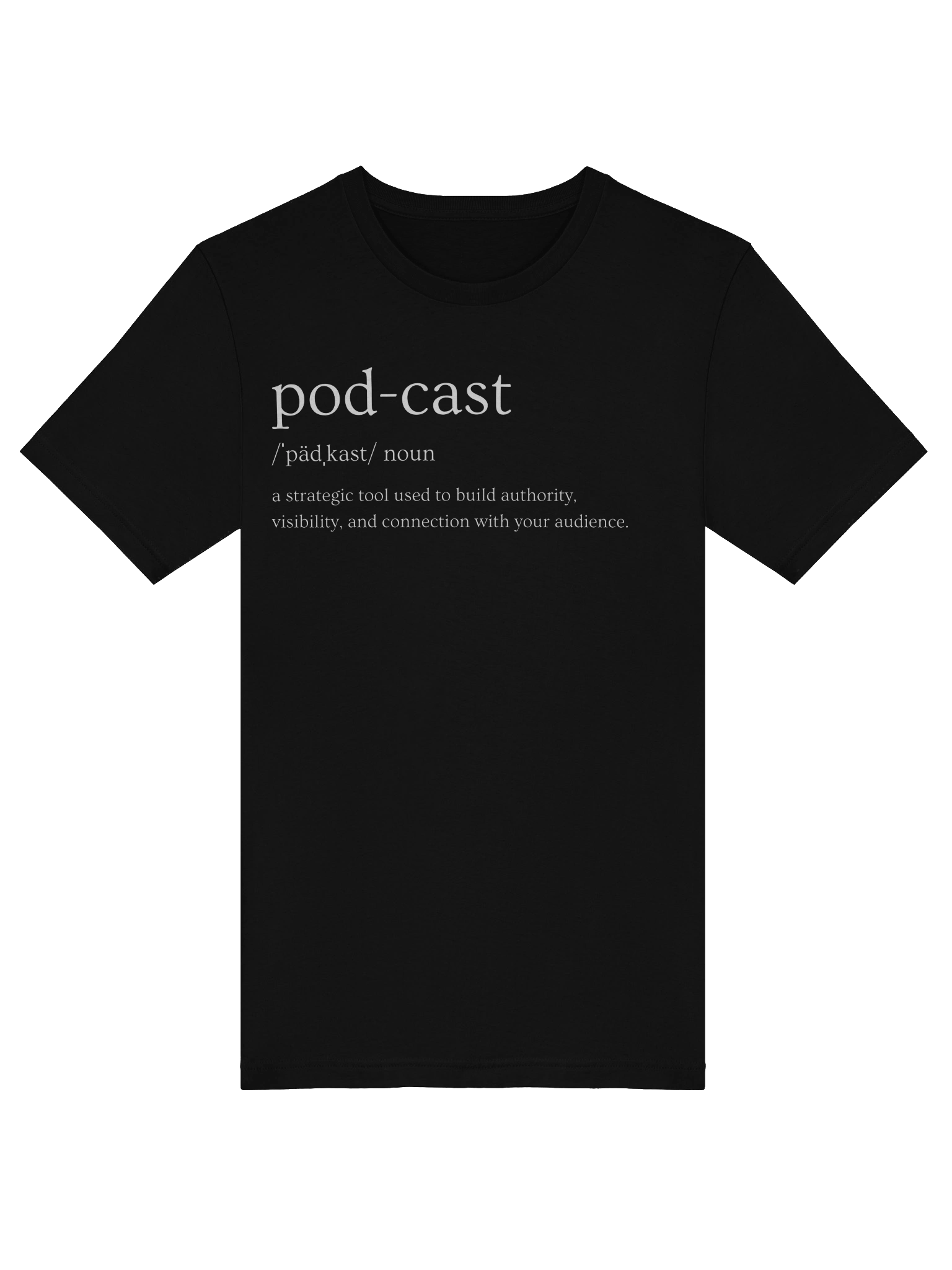 podcast shirt - strategic tool product image (4)