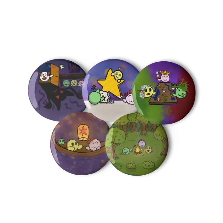 Dango Random Set - Pin Buttons product image (1)