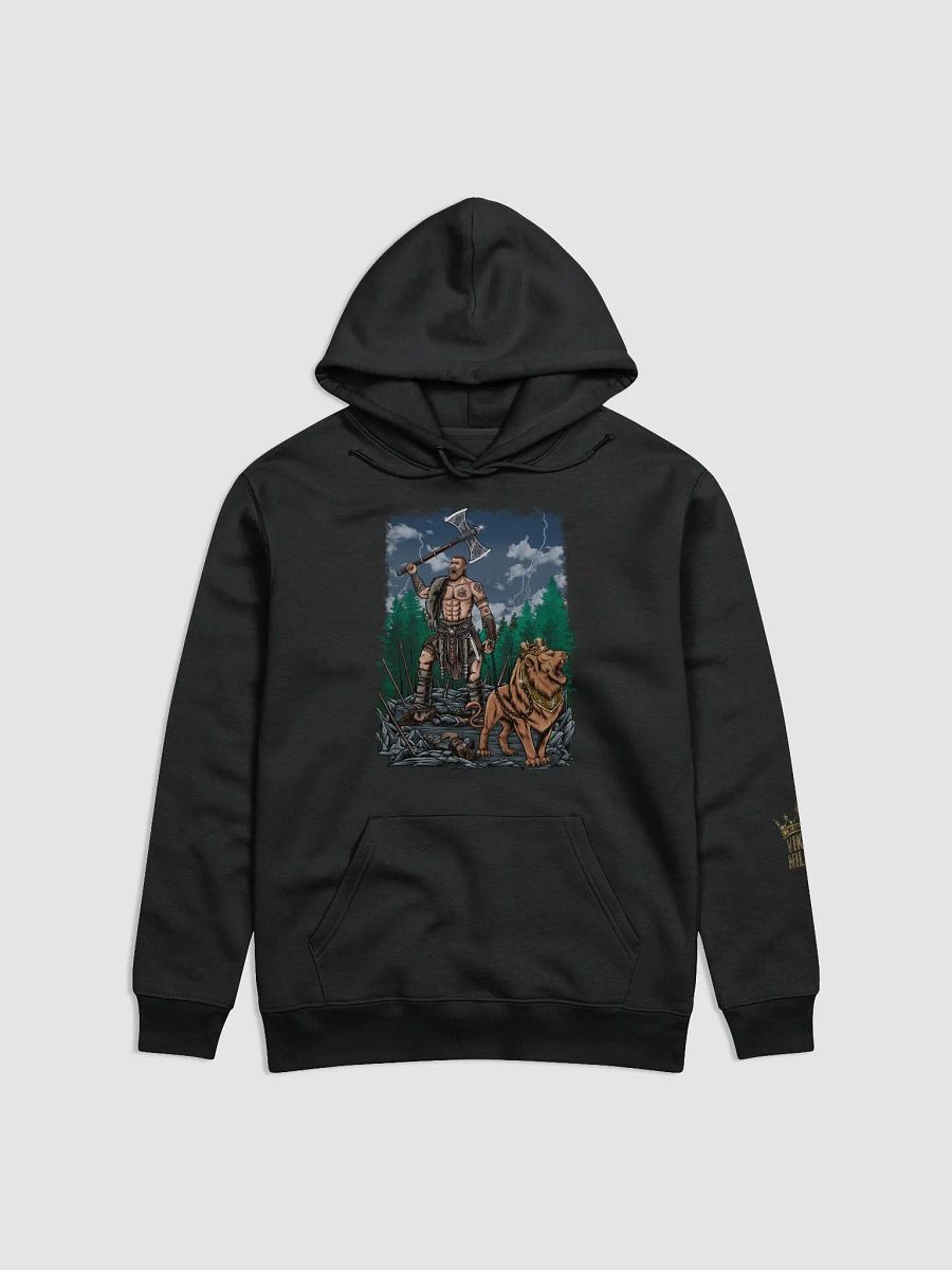 The Viking After A Battle Hoodie - Black product image (1)