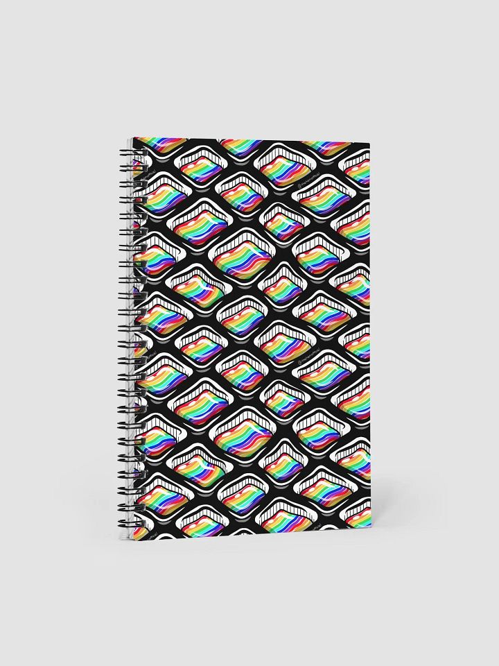 Rainbow Squares Spiral Notebook product image (2)