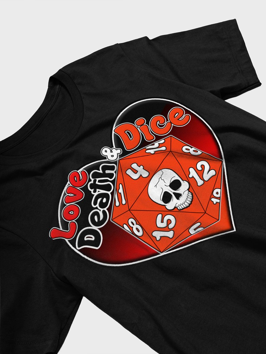 Love Death & Dice – Logo Heart Tee product image (3)
