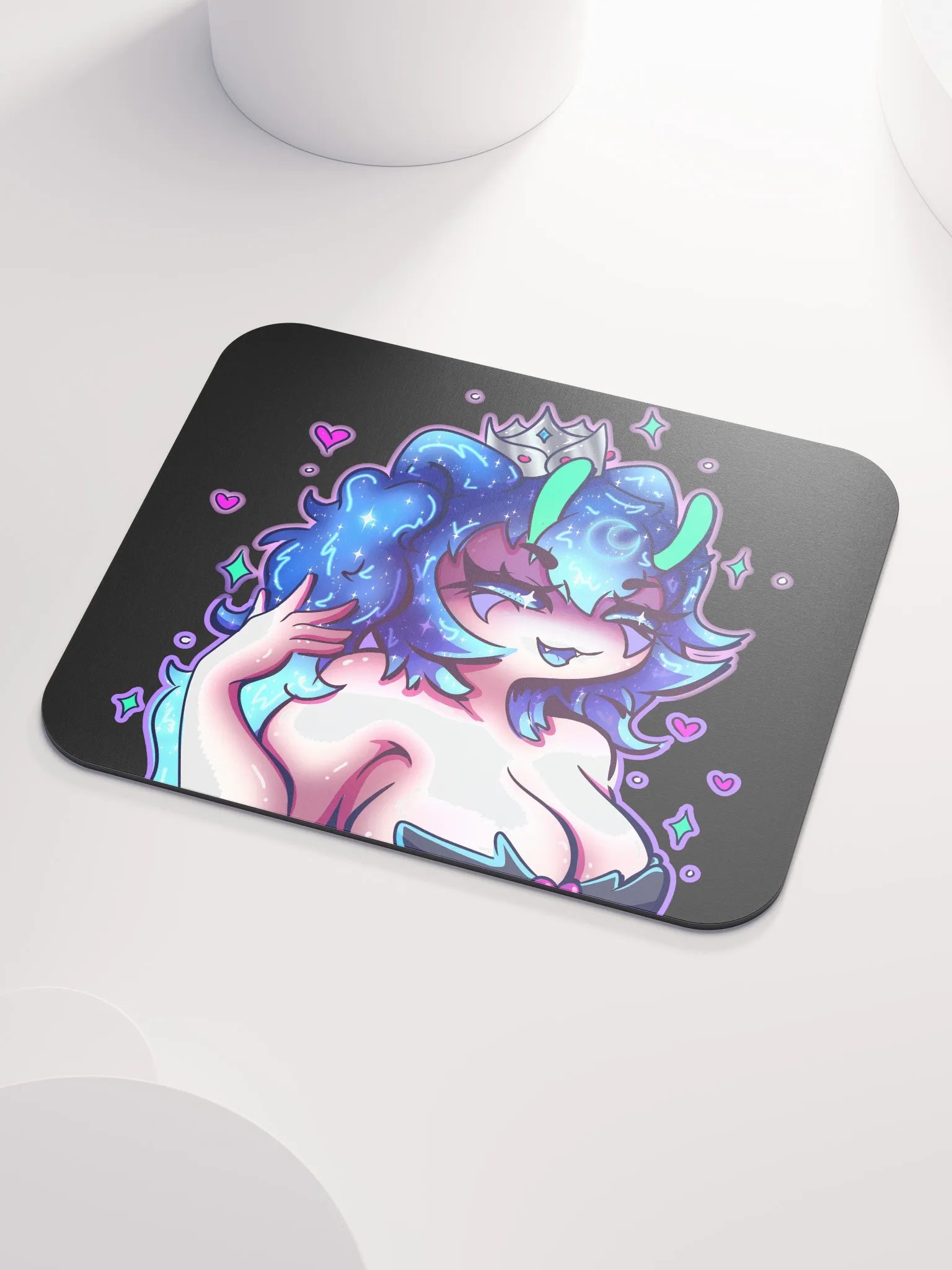 Princess Trashi Mouse Pad (flat) product image (3)