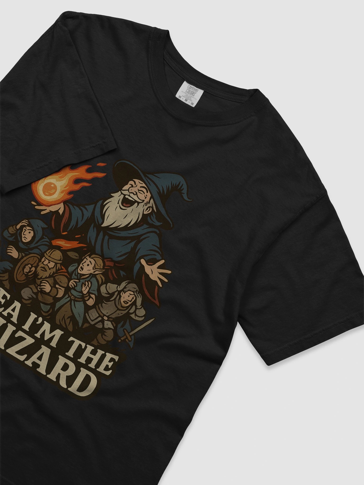 "Yea, I'm the Wizard" Tee – Scrolls, Spells, and Sass product image (16)