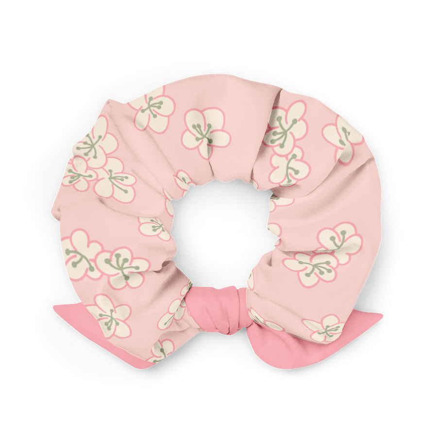 apple blossom scrunchie product image (2)