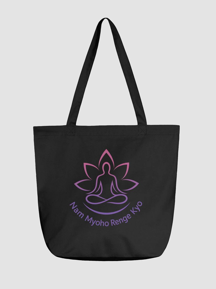 Eco Tote Bag – Organic Cotton Buddhist Meditation Tote product image (1)