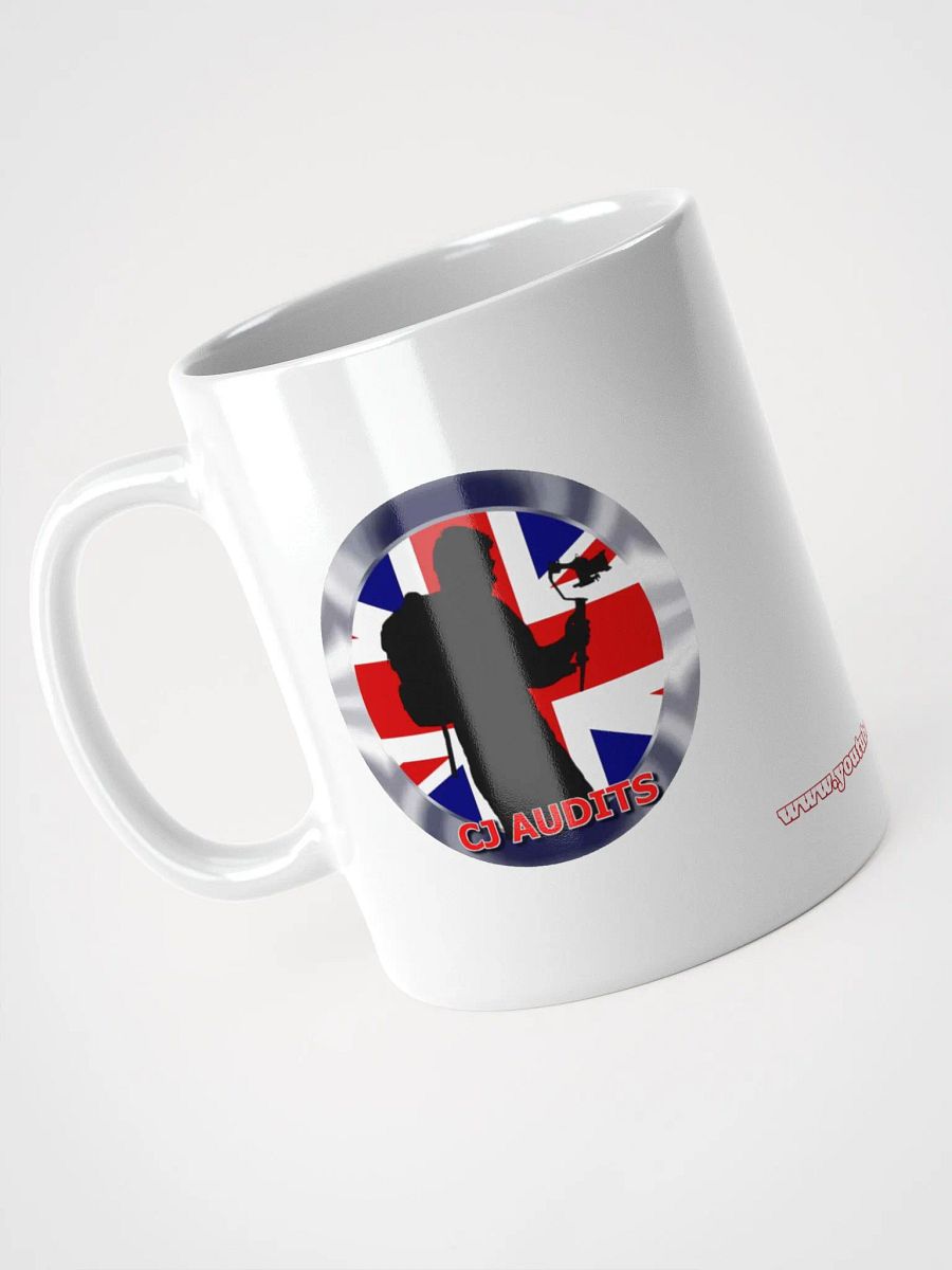 CJ AUDITS UNION JACK WHITE MUG product image (3)