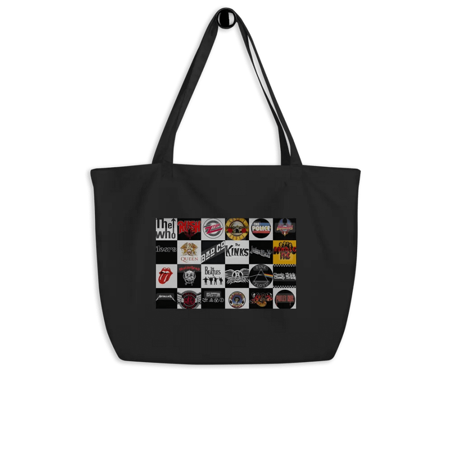 Music Lovers Collection - Ultimate Music Lover's Tote Bag – Double-Sided Design with 24 Iconic Bands! product image (4)