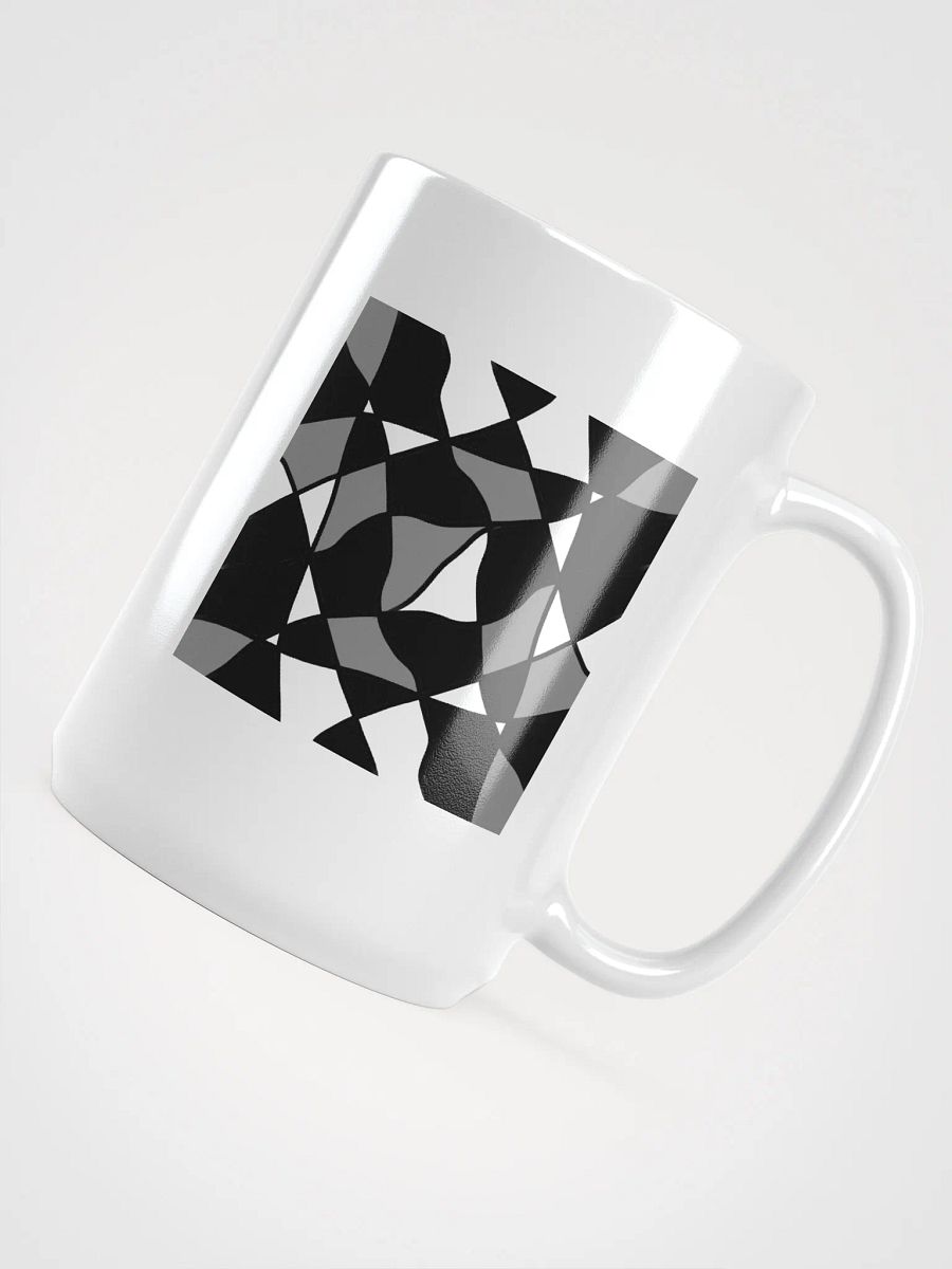 Flowing Monochrome Abstract Mug product image (4)