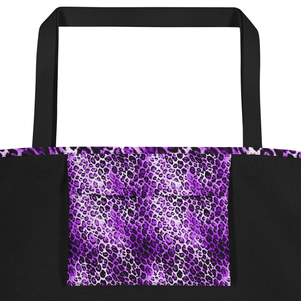 Purple Leopard Pattern Tote Bag product image (2)