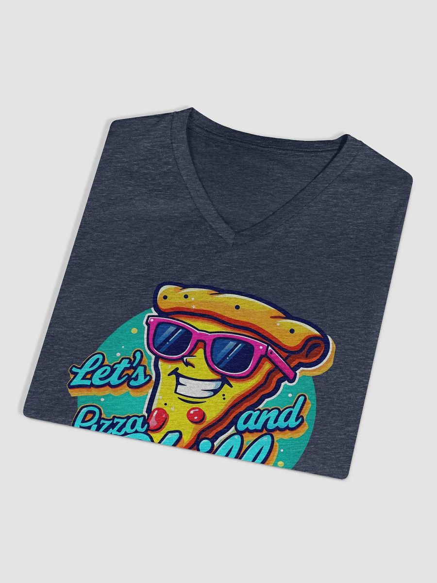 Pizza and Chill V-Neck Tee Bella+Canvas (Women's) product image (16)