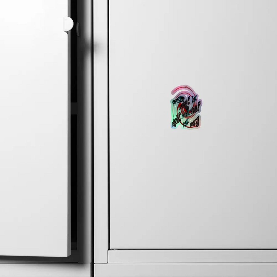 Do What Is Right Not What Is Easy - Kiss-Cut Holographic Sticker product image (4)