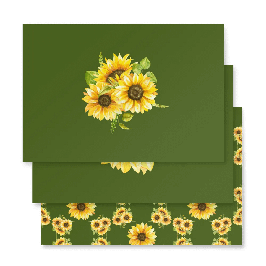 Sunflower Symphony Wrapping Paper Set product image (6)