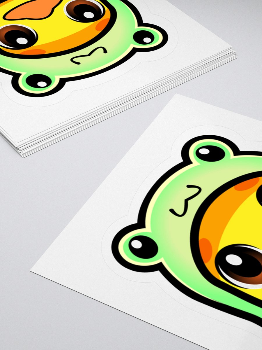 Frog Hat Chick Kiss Cut Stickers product image (11)