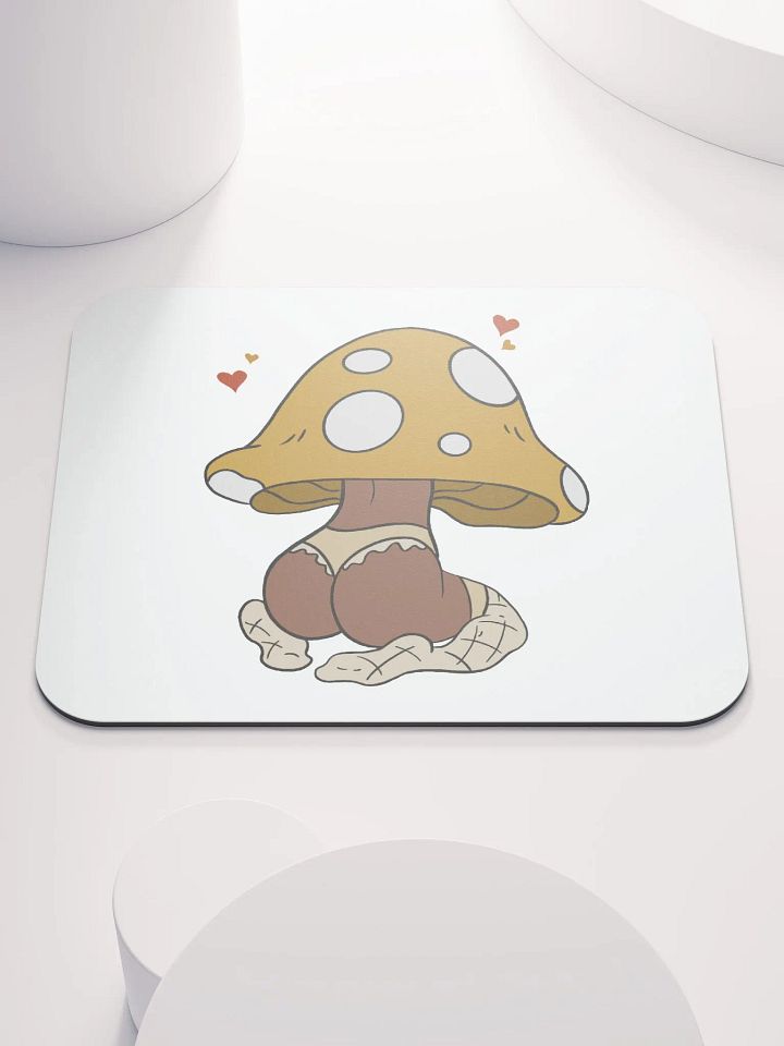 Mushroom Baddie Desk Mat - Orange product image (1)