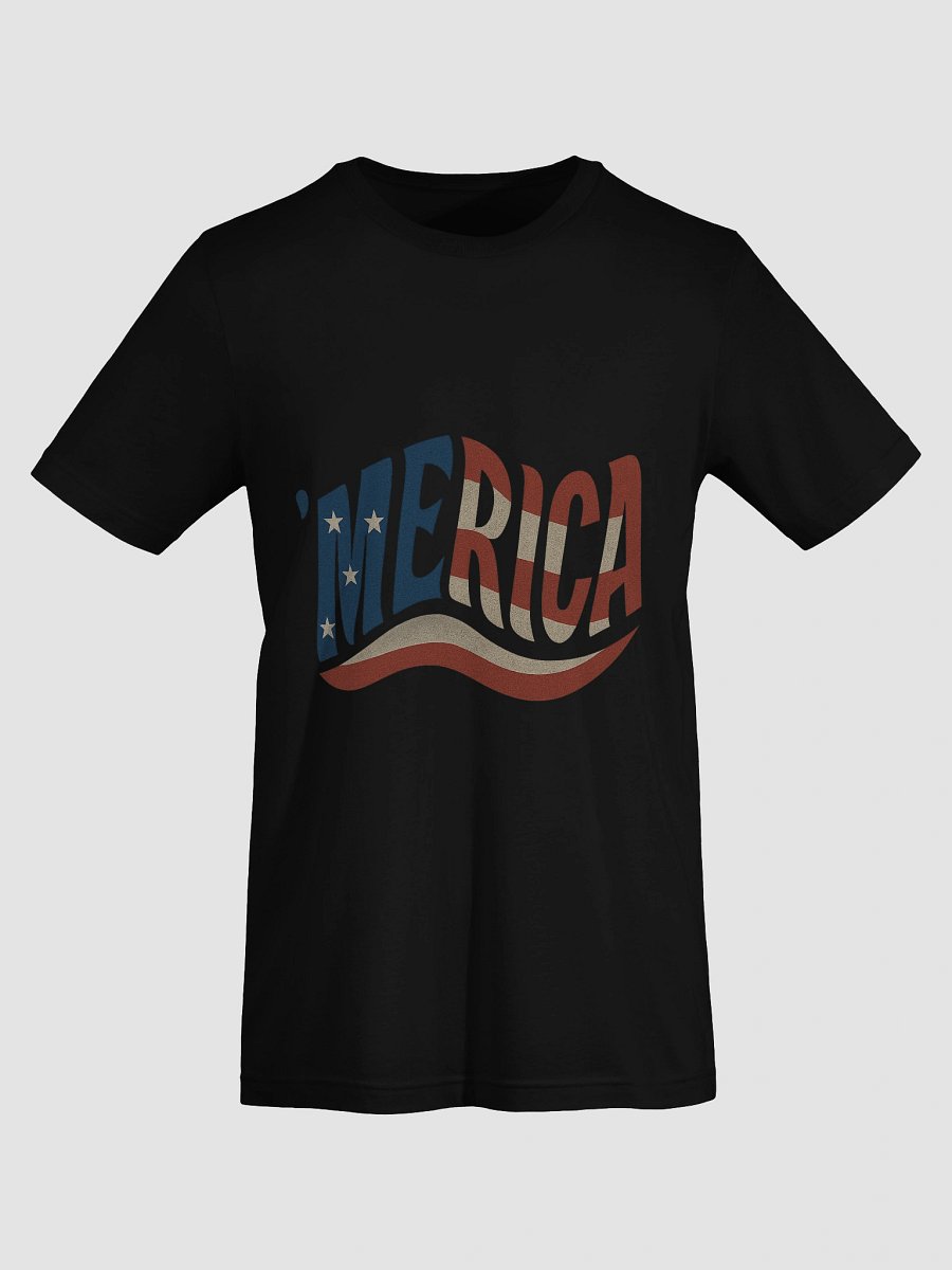 Patriotic 'MERICA' Flag T-Shirt product image (62)