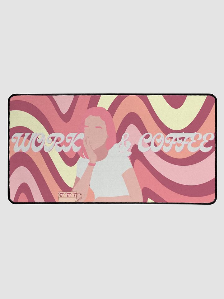 Work and coffee Desk Mat product image (1)