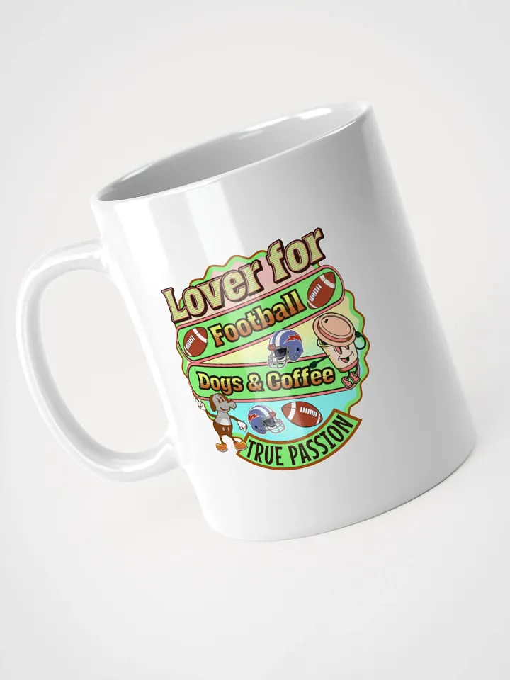 Lover For Dogs Coffee Football Mug product image (2)