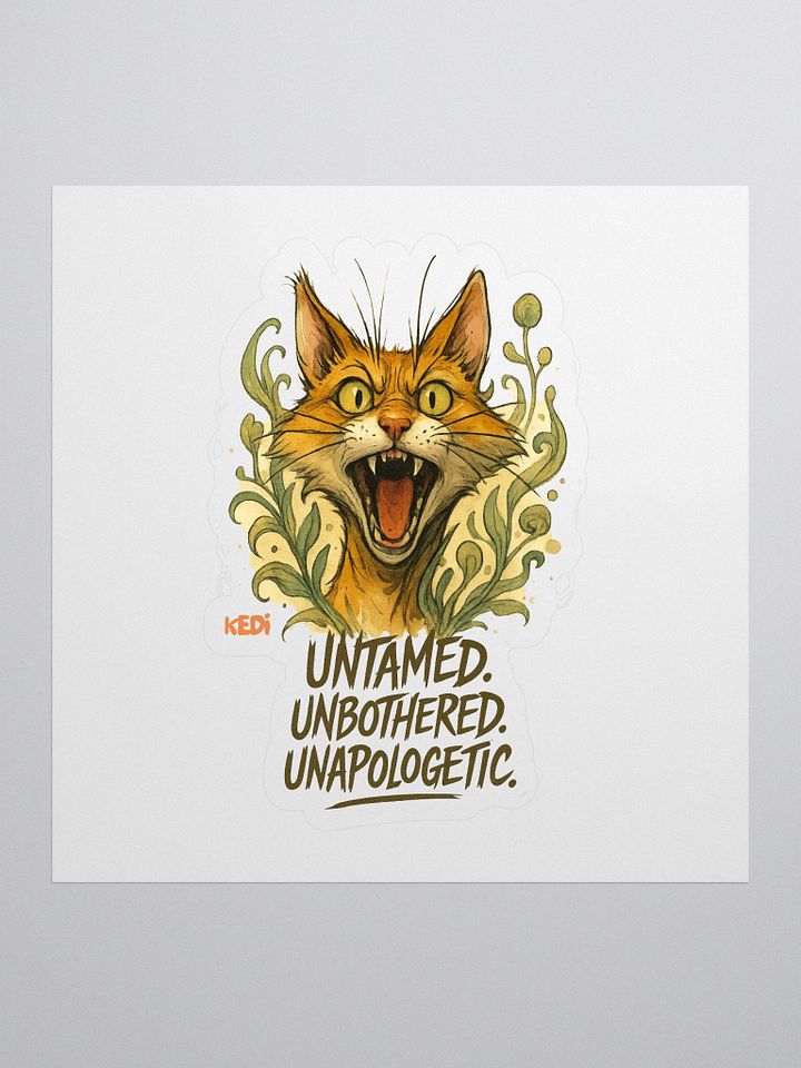 Untamed Cat Collection Kiss Cut Stickers product image (1)