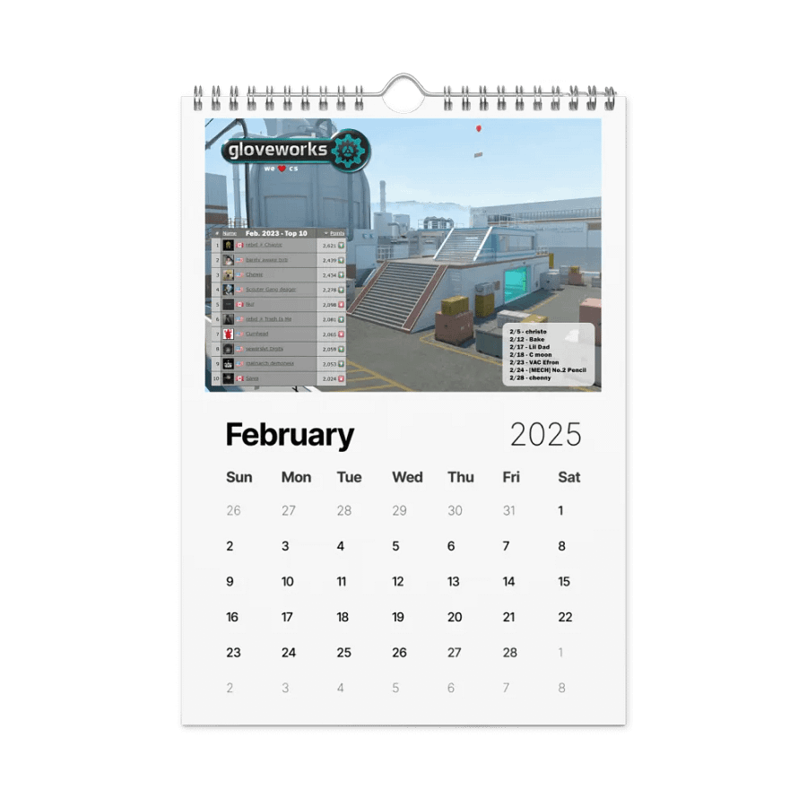 gloveworks calendar 2025 product image (5)
