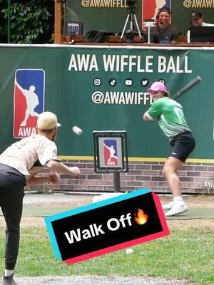 Best Walk Off All Year?🤯 #dingersornothing #wiffleball #baseball #foryou 