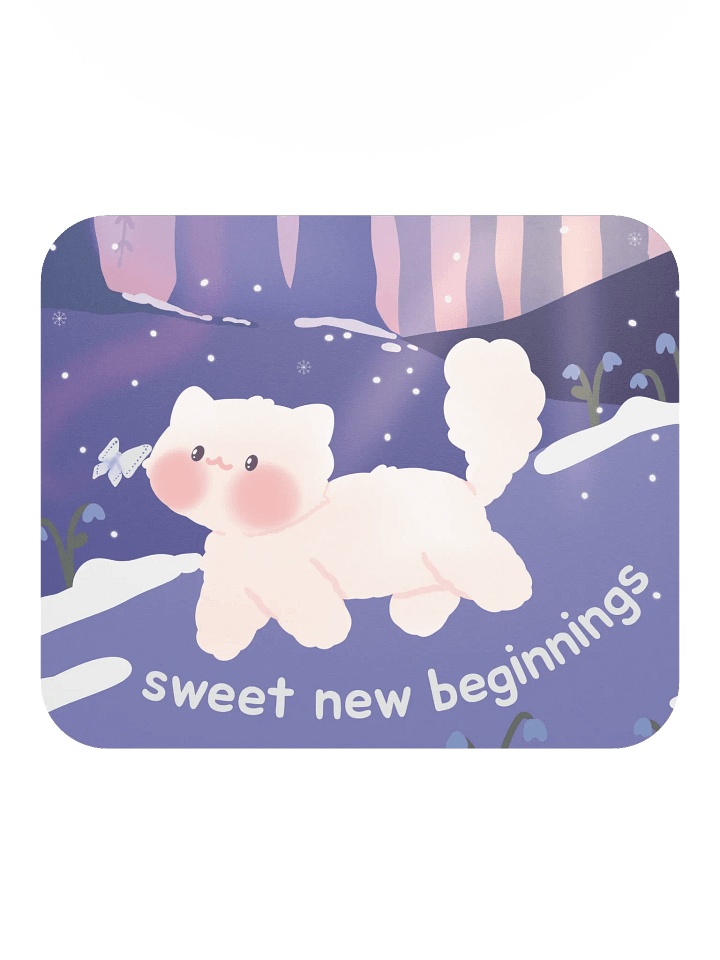 Sweet New Beginnings Mouse Pad product image (1)