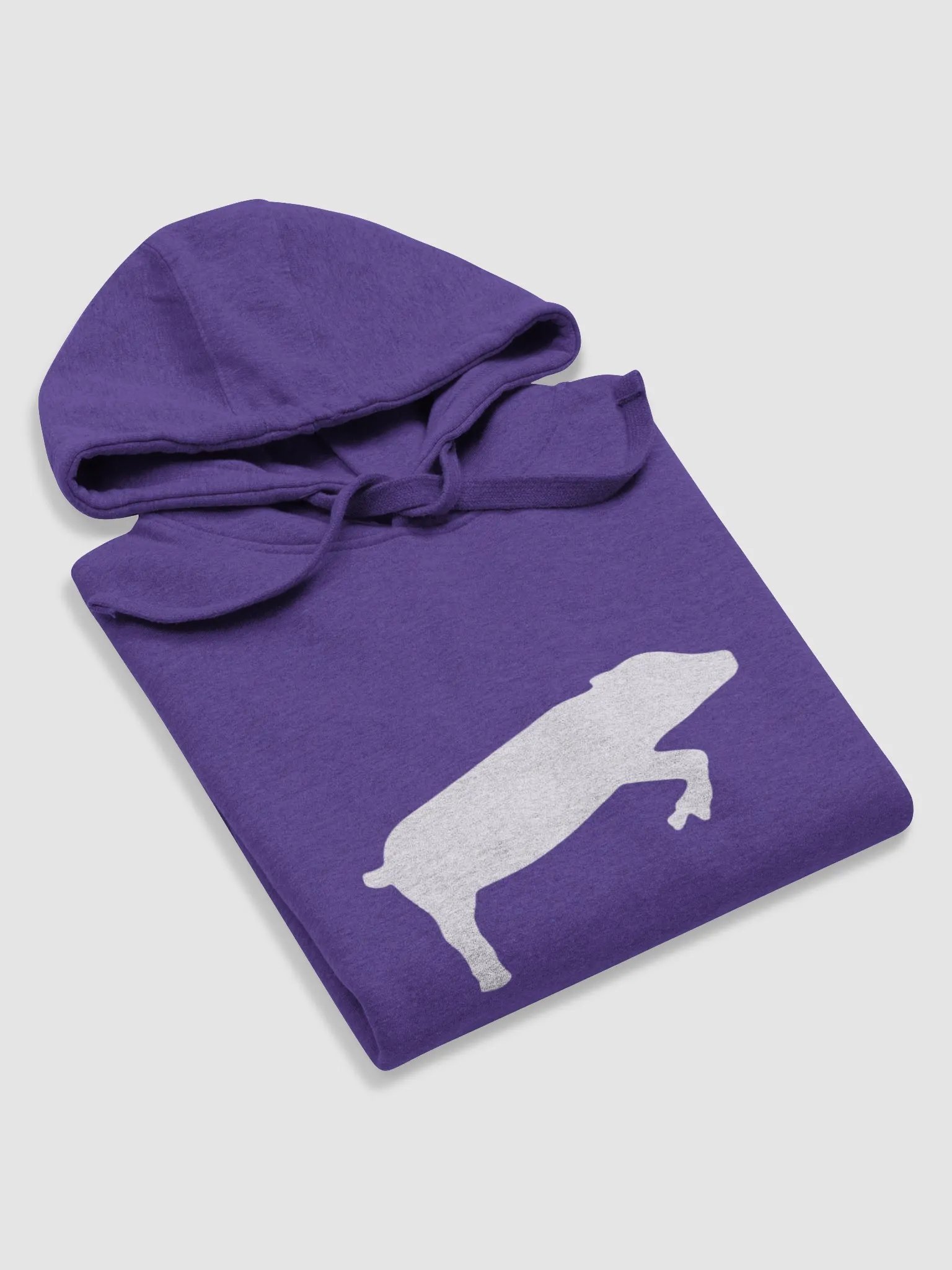 Leaping Pig WHITE (Cotton Heritage Unisex Premium Hoodie) product image (53)