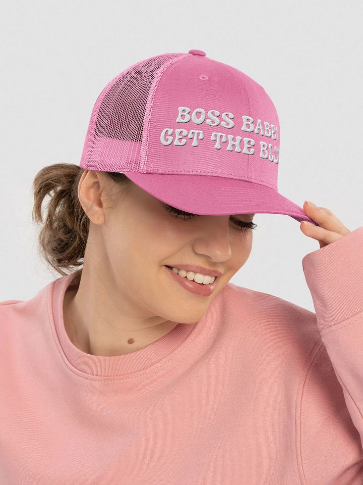 Boss Babes Get The Blues Trucker Hat product image (2)
