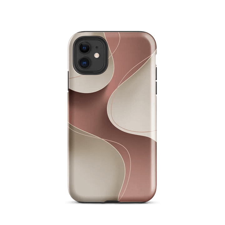 Flowing Earth Tones iPhone® Tough Case product image (24)