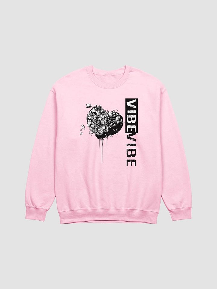 Vibe Stone Heart Crewneck Sweatshirt product image (2)
