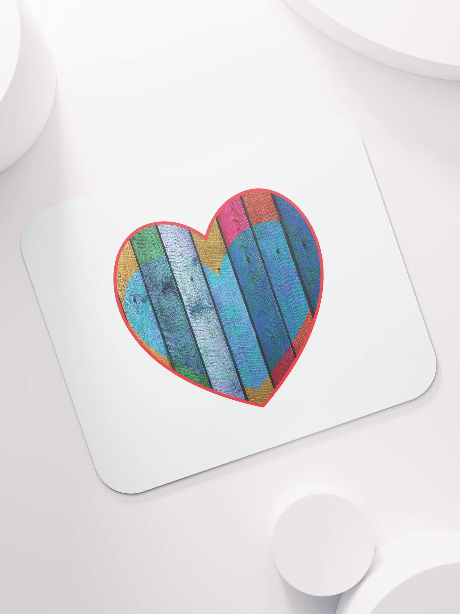 RAINBOW LOVE (HEART, LOVE, UNITY, VINTAGE, RAINBOW, VALENTINES DAY, ROMANTIC, ROMANCE, COUPLE, GIRLFRIEND, BOYFRIEND, HUSBAND, WIFE, RETRO) product image (7)