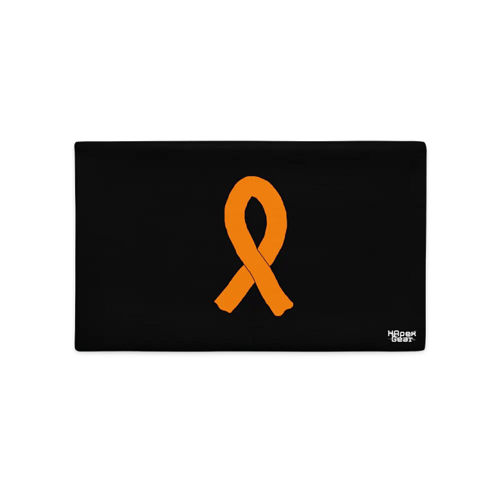 Pillow Case - Black - Cancer Awareness Orange Ribbon product image (2)