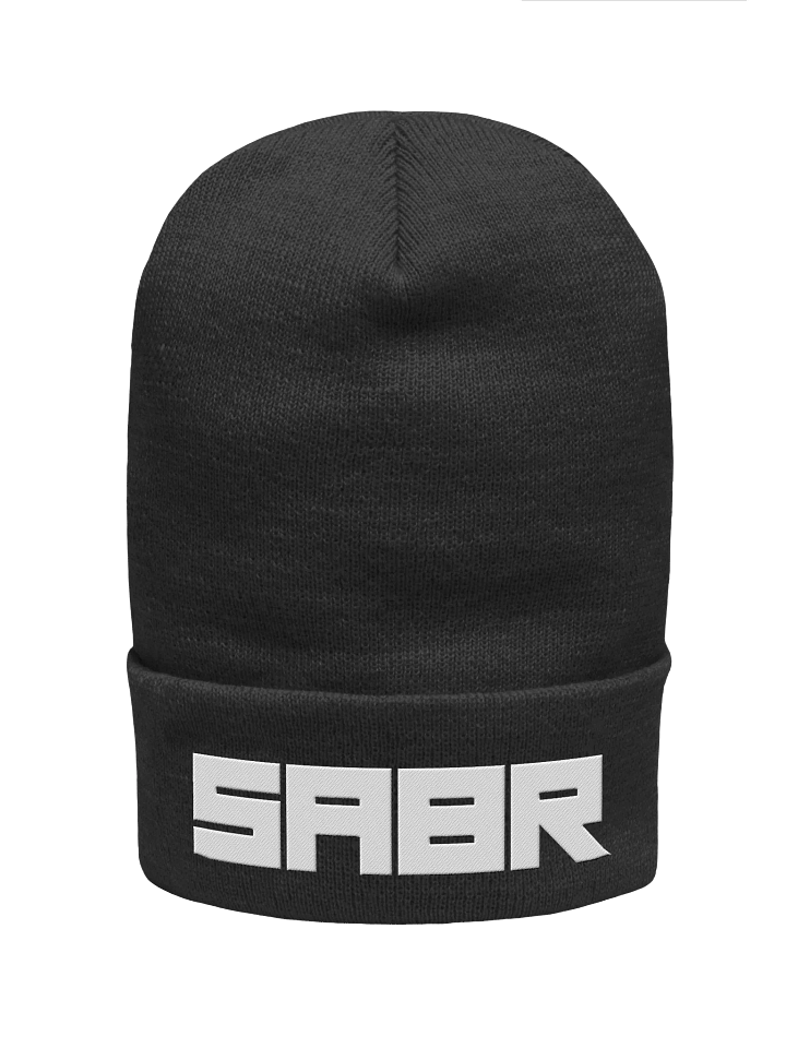 SABR White Logo Unisex 12" Beanie product image (1)