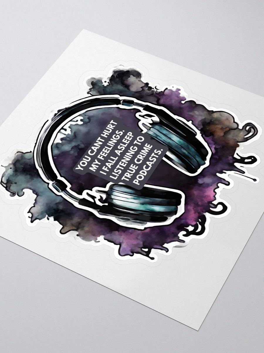 Serial Napper Podcast Headphones Sticker product image (3)