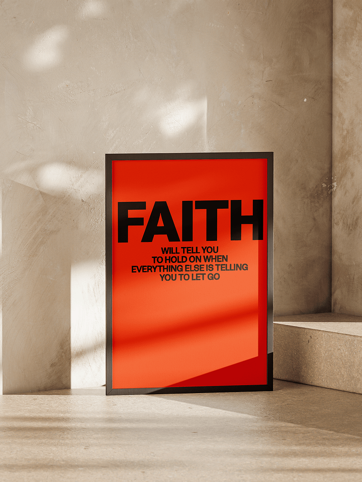 FAITH Printable Poster product image (2)