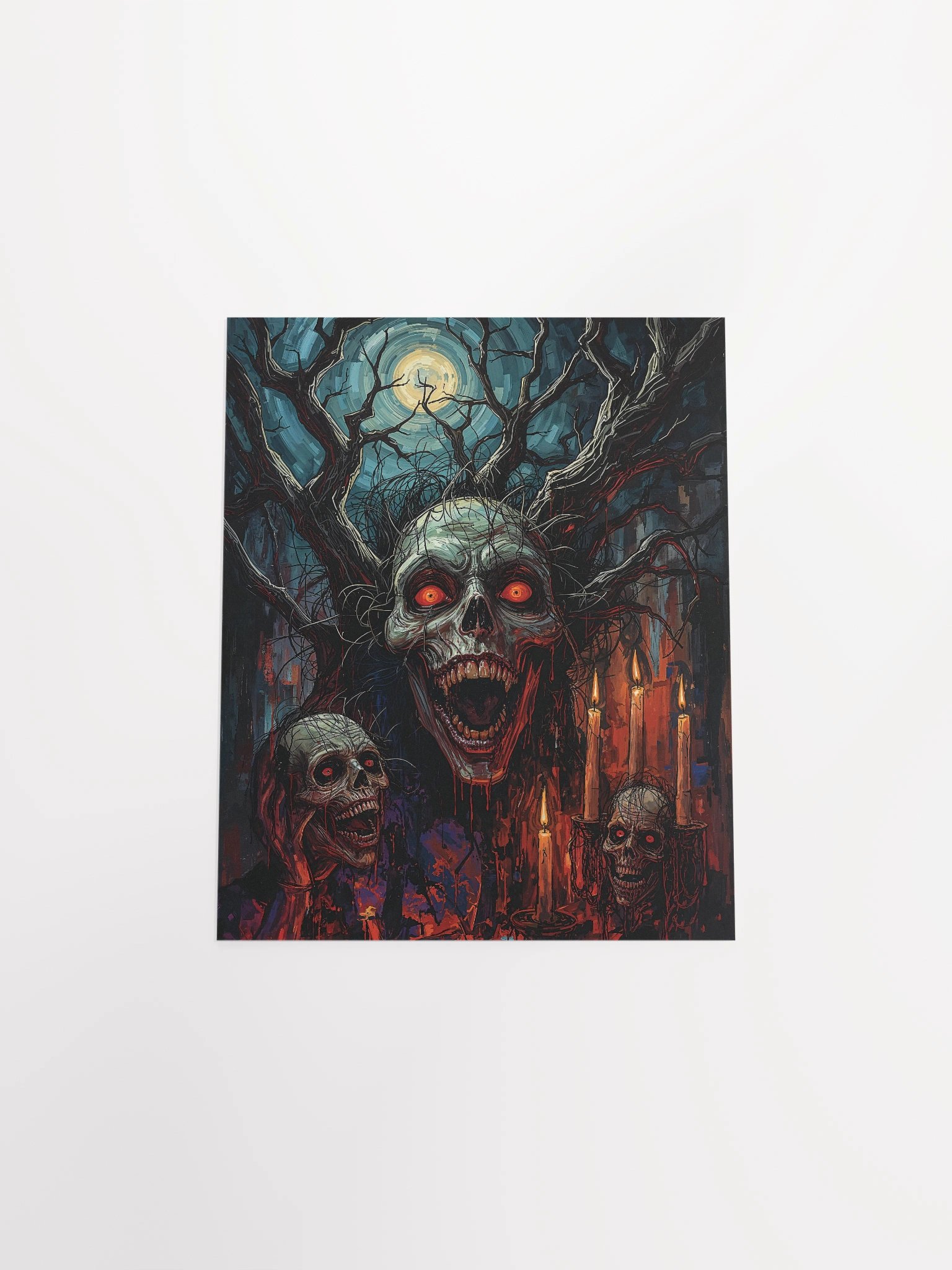 Screams Beneath the Moon Matte Poster product image (25)