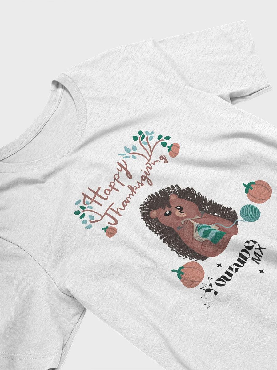 Knitting Hedgehog Thanksgiving T-Shirt product image (17)