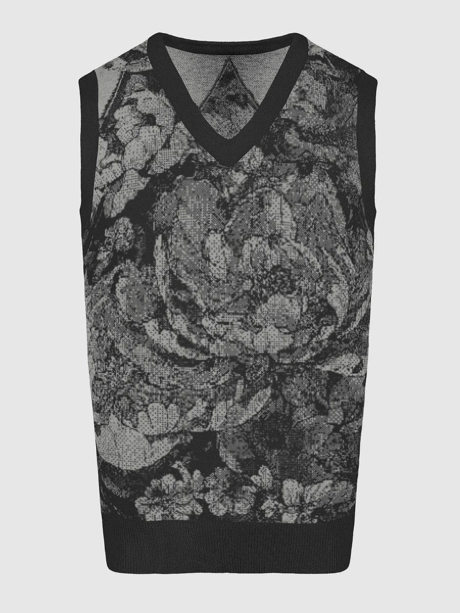 Floral Bliss Knitted V-Neck Vest product image (12)